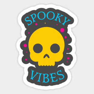 Spooky vibes Sticker